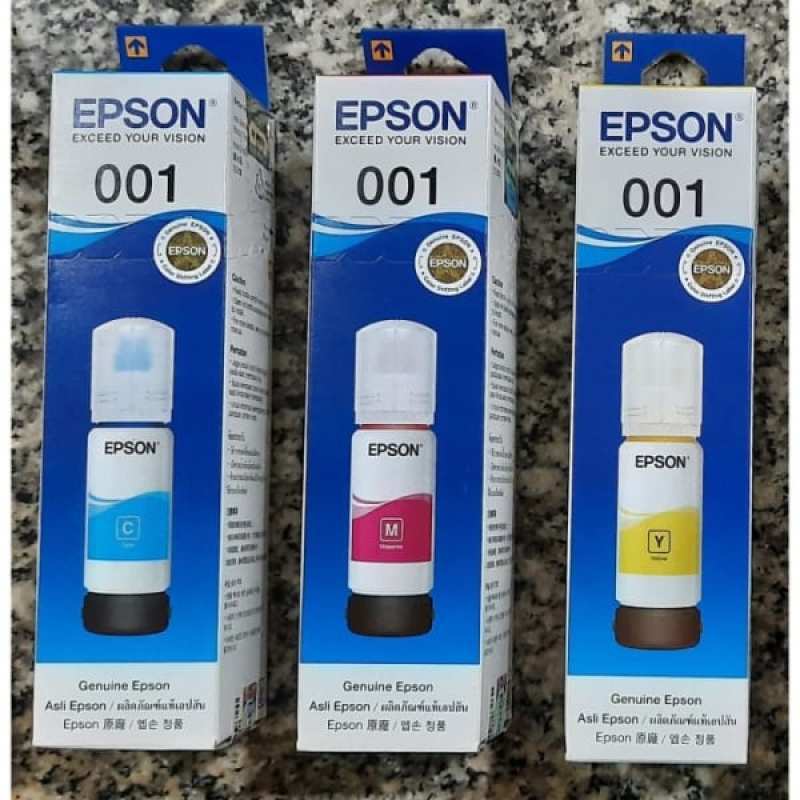 Promo Dijual Tinta Epson 001 Color Tinta Epson L4150 L4160 L6160 L6170 -  Merah Murah di Seller sansuden - Kota Bandung, Jawa Barat | Blibli