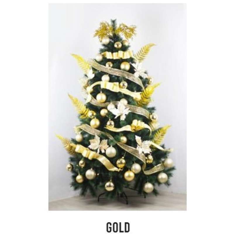 Dekorasi Pohon Natal Nuansa Gold Jual Paket Hiasan Pohon Natal 6-7 Feet-Tema Warna (180CM - 210CM) - BLUE SILVER di Seller xoxotown - Kab. Tangerang, Banten | Blibli