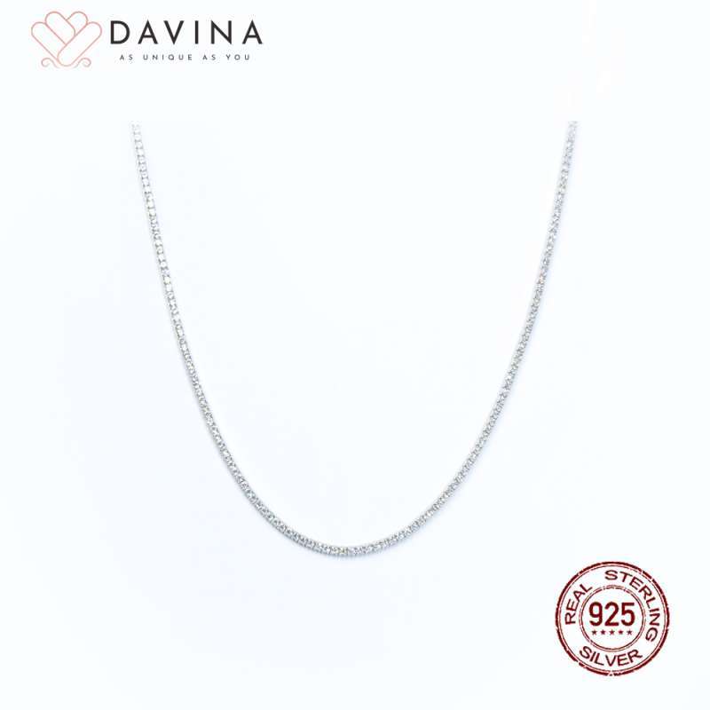 Kalung Perak Asli DAVINA Berliana 925 