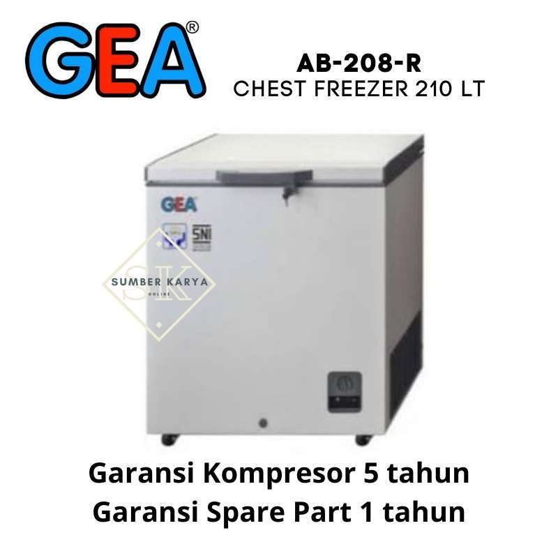 Freezer gea cheap 200 liter