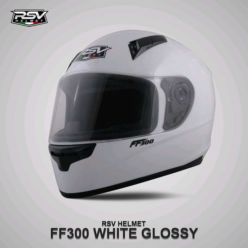 Jual Helm RSV FF300 WHITE GLOSSY di Seller Si Putra Store Kranji
