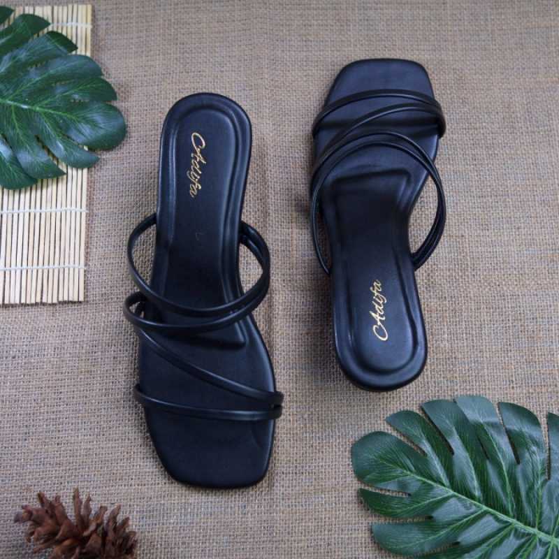 Jual Gratis Ongkir Sandal Wanita Heels 3 Cm Adifa Mia Sandal Tali