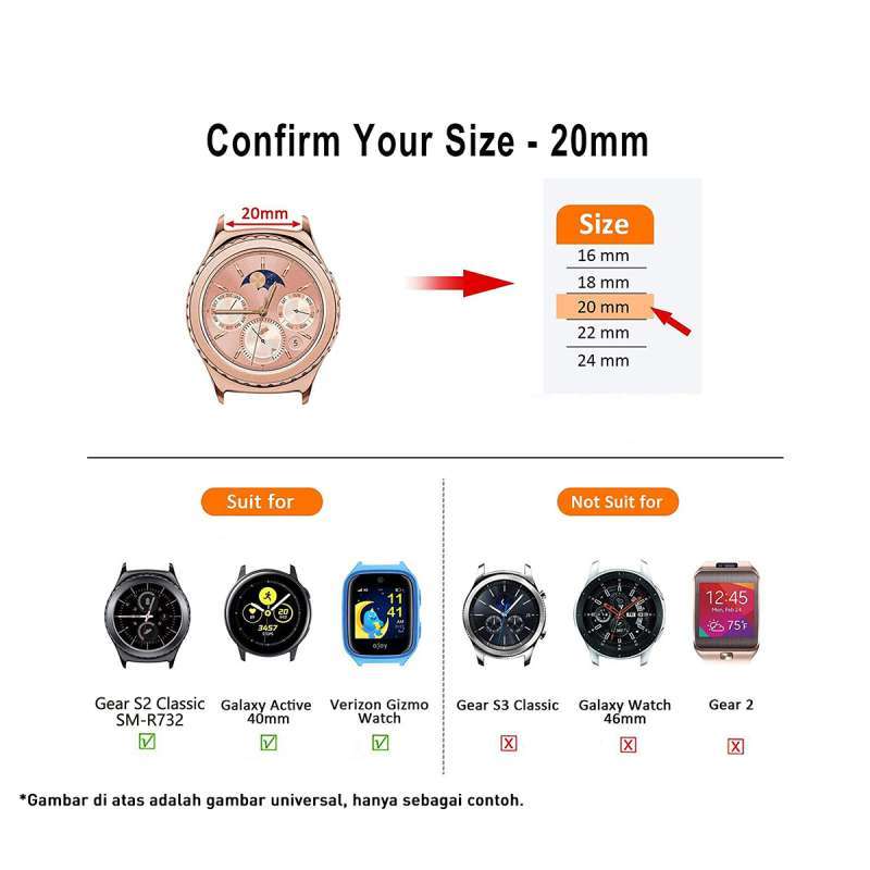 Finchy Strap for Samsung Galaxy Watch Classic 42mm, 46mm Replacement  Silicone Wristband