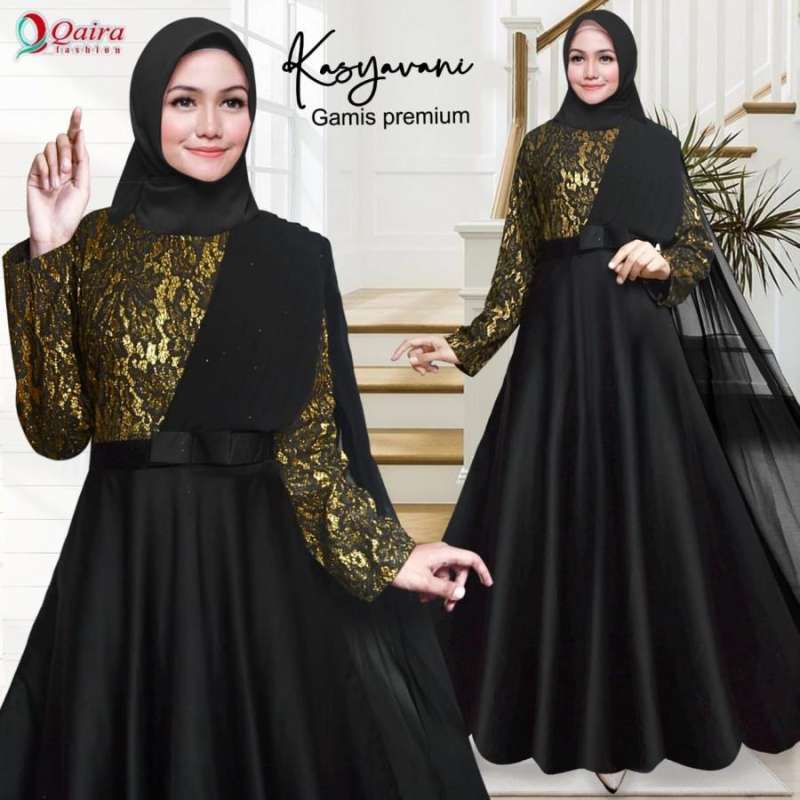 Dress store dinner hitam