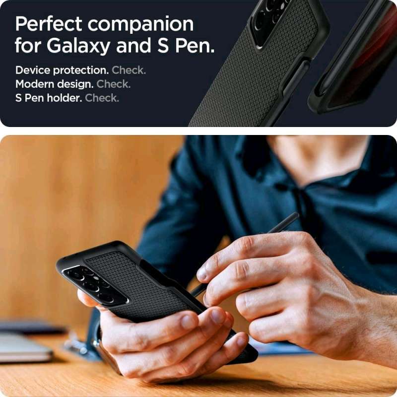 Promo Case Samsung Galaxy S21 Ultra 5g Spigen Liquid Air P S Pen