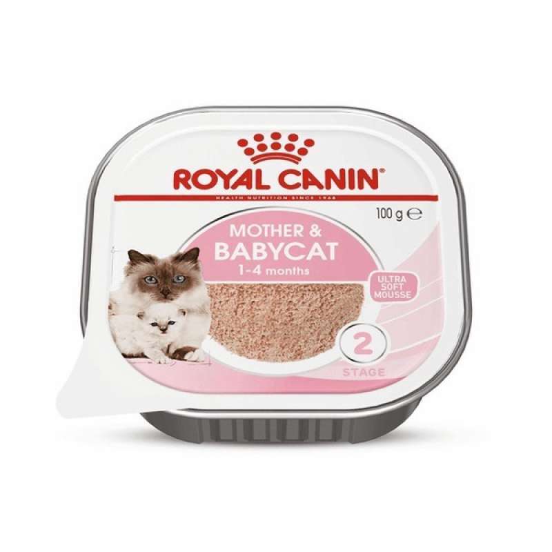 Royal Canin Mother Babycat Soft Mousse 100g makanan kucing basah