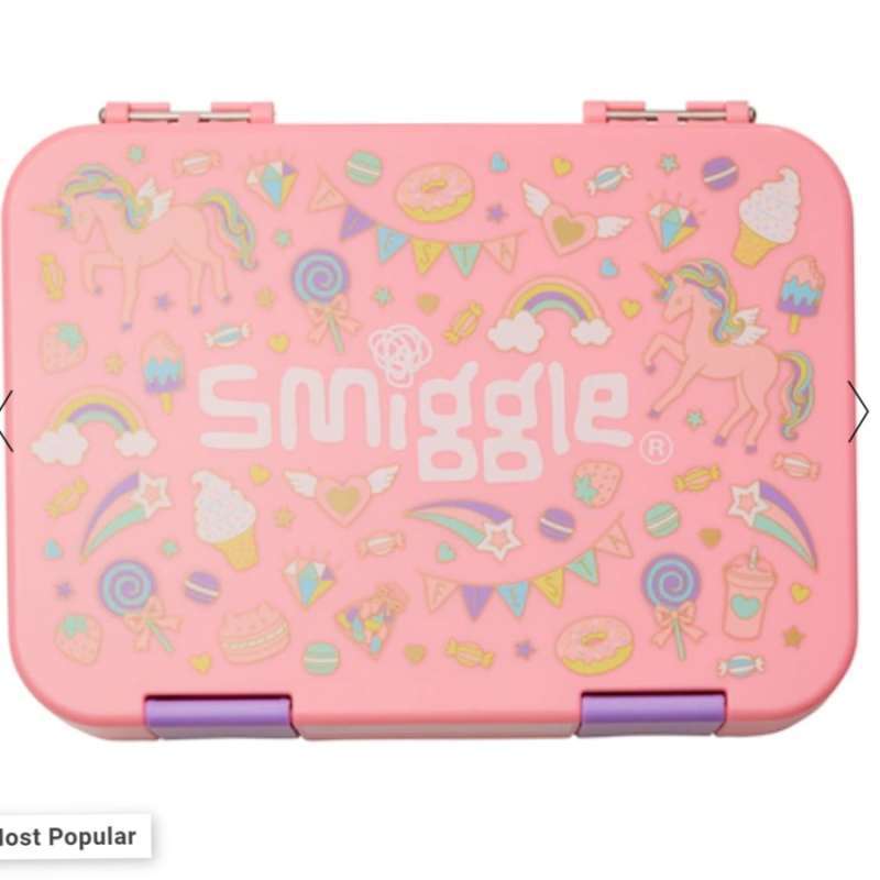 Smiggle Lunchbox Fiesta Medium Happy Bento Lunchbox