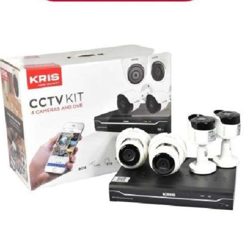 Ace Kris Set Cctv Ahd 4 Kamera 1080p H265 8ch