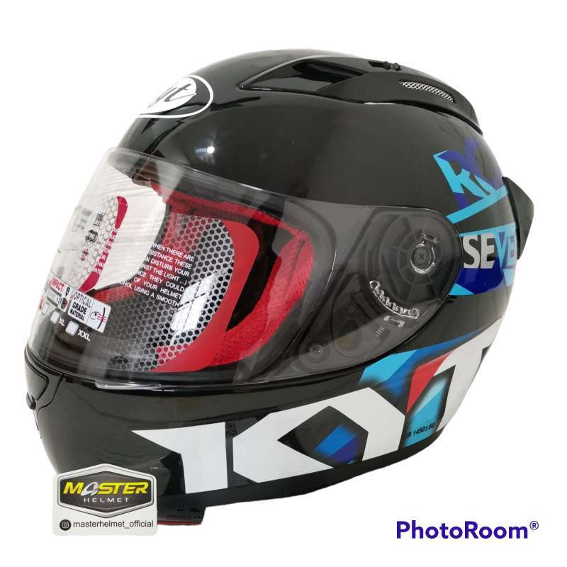 Jual HELM KYT FULL FACE RC7 MOTIF RC SEVEN MOTIF SERIES RC 7 CORAK