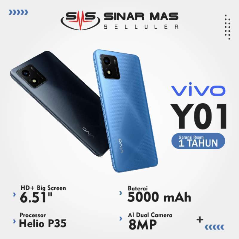 Jual Vivo Y01 A Smartphone 2 32 Spesifikasi Original Murah