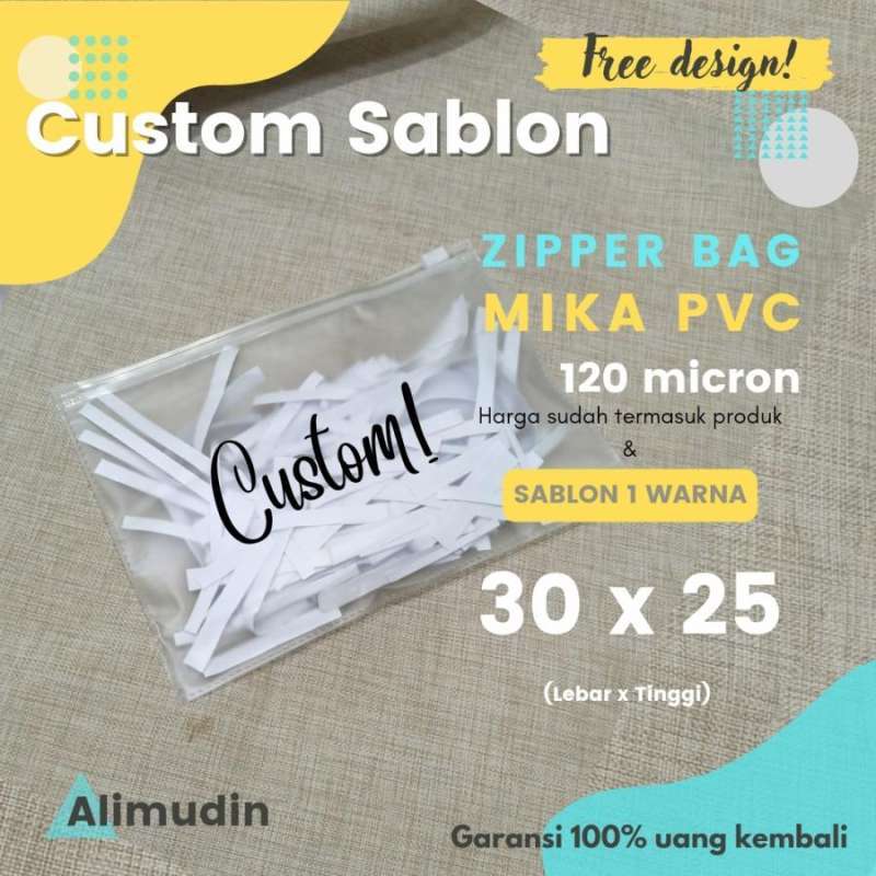 Jual shop zipper pouch