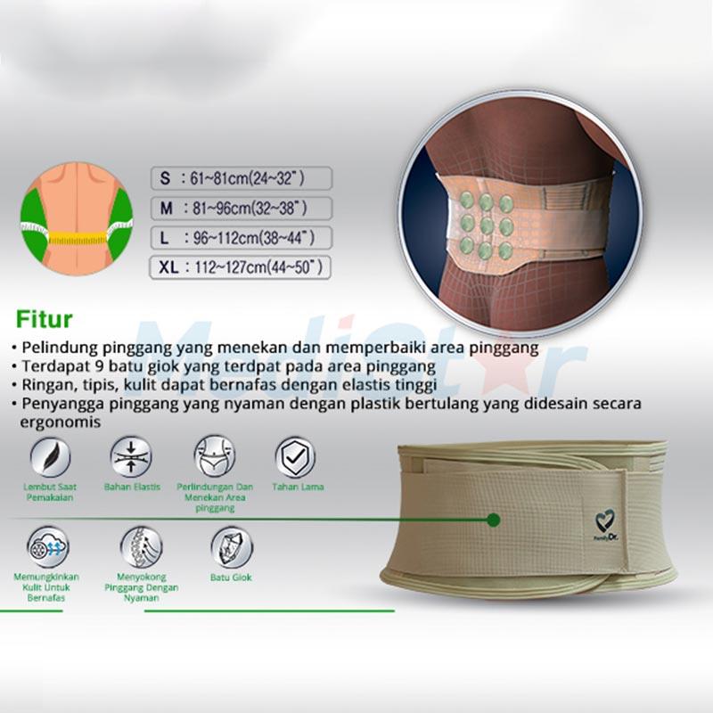 Jual Family Dr Belt 3 Back Support Jade Alat Bantu Penyangga Pinggang Online Desember 2020 Blibli