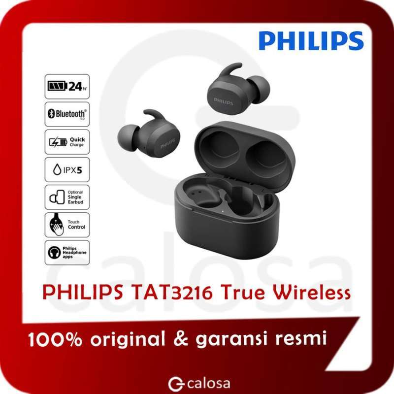 PHILIPS TAT 3216 TAT3216 True Wireless Headphones TWS Touch Controls