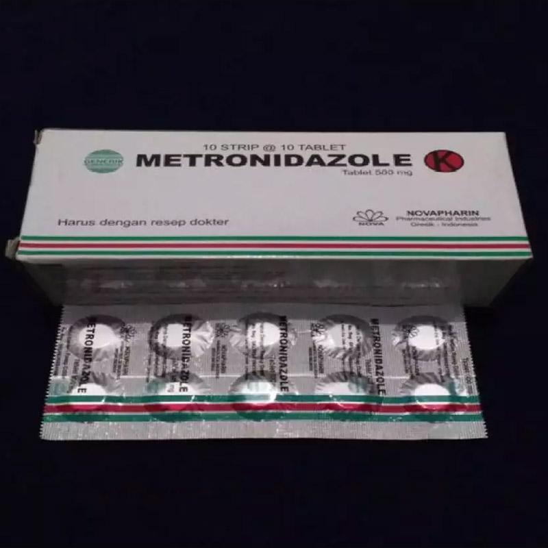 meprofarm metronidazole 500 mg obat kesehatan 1 strip