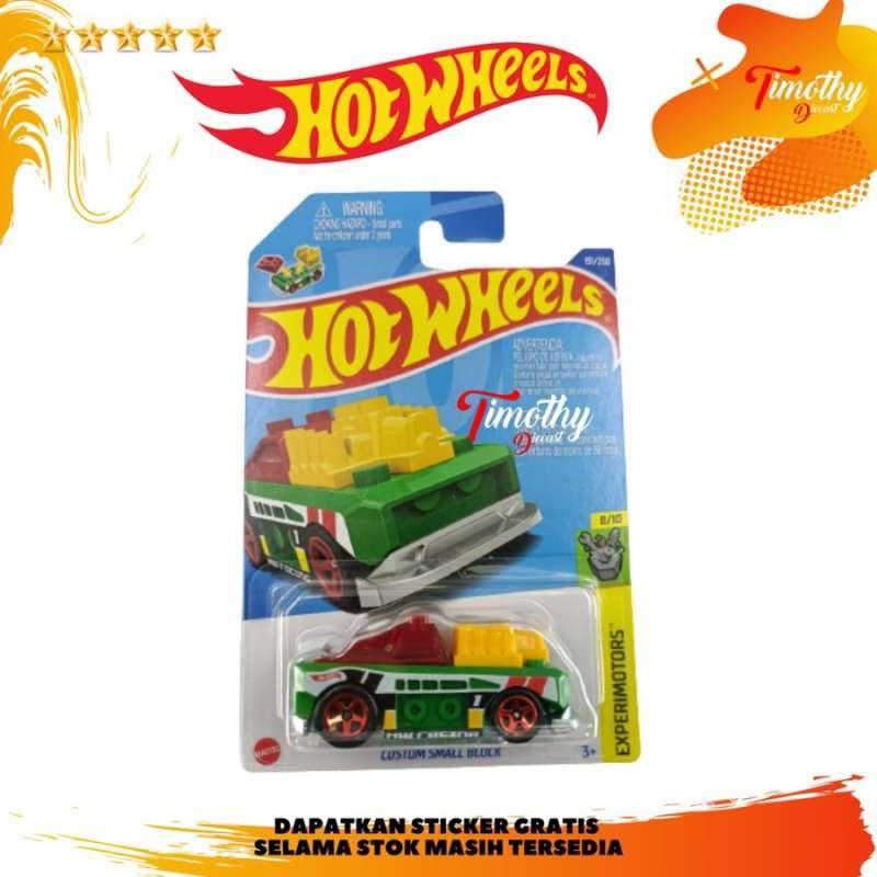 Jual Hot Wheels Custom Small Block Hijau Experimotors Timothy