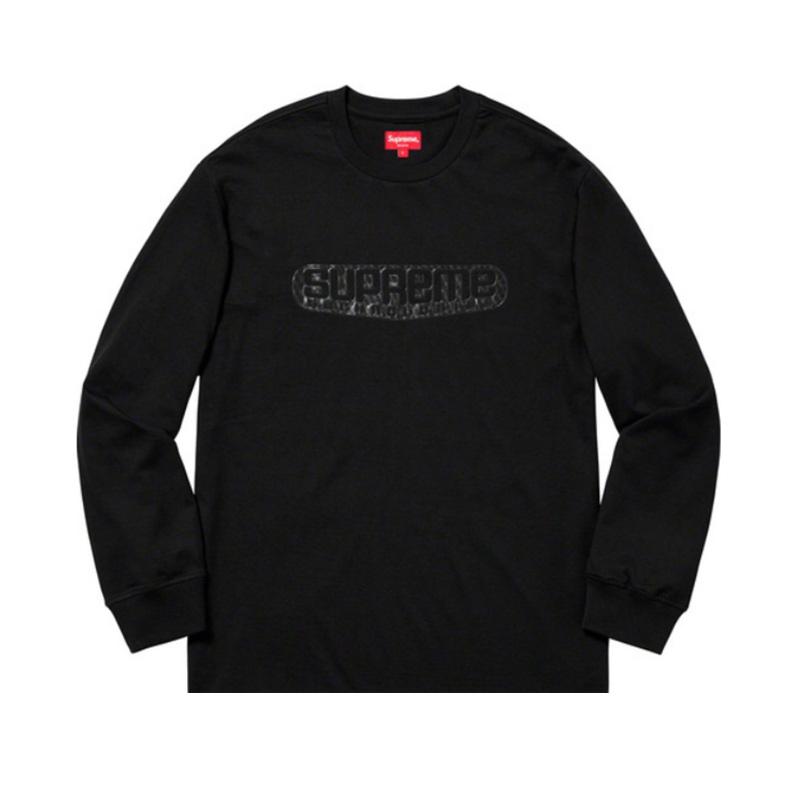 Supreme long sleeve black Clearance