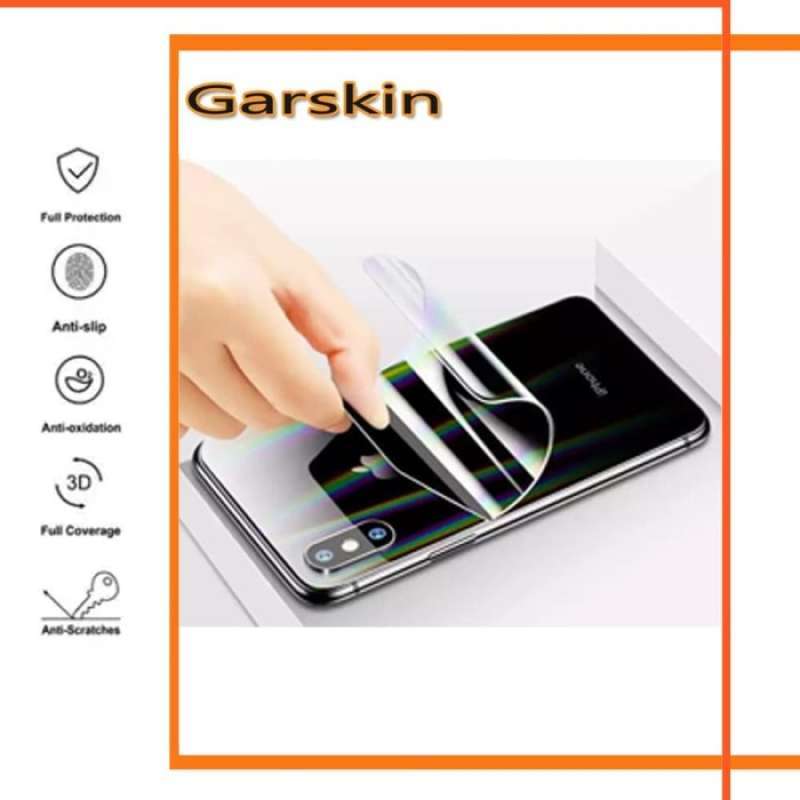 vikento garskin aurora pelangi rainbow samsung galaxy a80 a90 back screen sticker stiker skin guard anti gores belakang