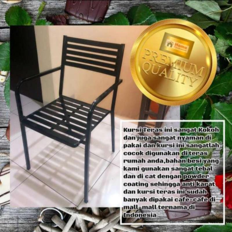 Jual Kursi Teras Kursi Cafe Kursi Resto Outdoor Holo Besi Kotak Cat Coating White Snow Online November 2020 Blibli Com