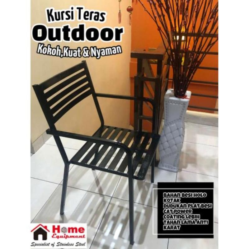 Jual Kursi Teras Kursi Cafe Kursi Resto Outdoor Holo Besi Kotak Cat Coating White Snow Online November 2020 Blibli Com