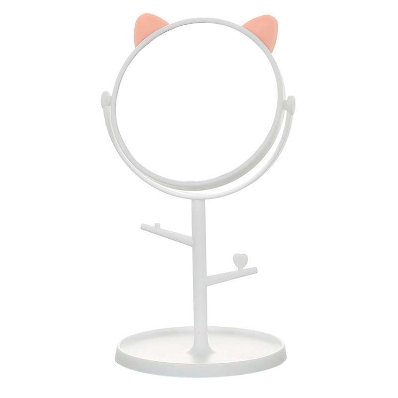 Jual Joylife Cermin Kaca Rias Cermin Berdiri Bulat Portable Dengan Penyimpanan Kosmetik T5018 Online November 2020 Blibli Com