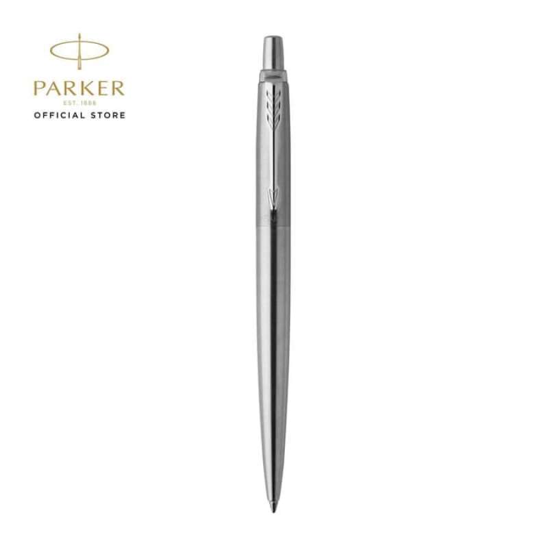 Parker Jotter Stainless Steel Chrome Trim Ballpoint Black Ink