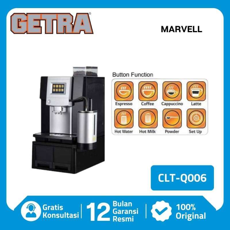 Jual Getra Coffee Machine Clt Q006 Mesin Pembuat Kopi Full Automatic Garansi Resmi Di Seller Marvell Marvell Kota Jakarta Timur Blibli