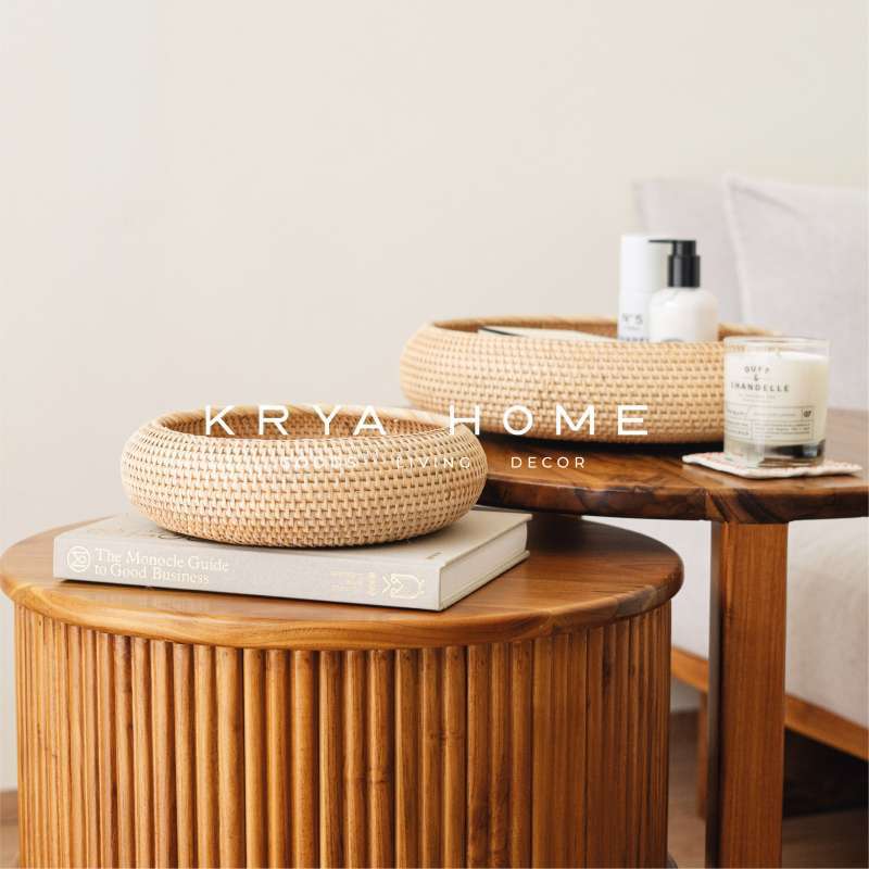 Rammi Rattan Laundry Basket — Kayu Home