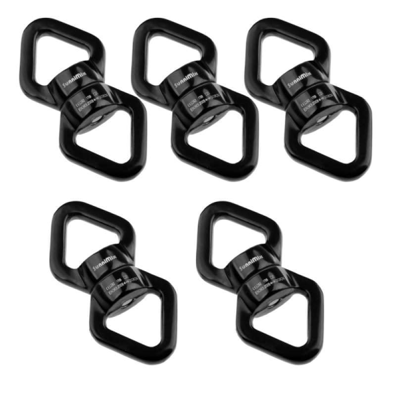 3x Safety 360° Rotational Climbing Device Rotator Rope Swivel Connector 30KN