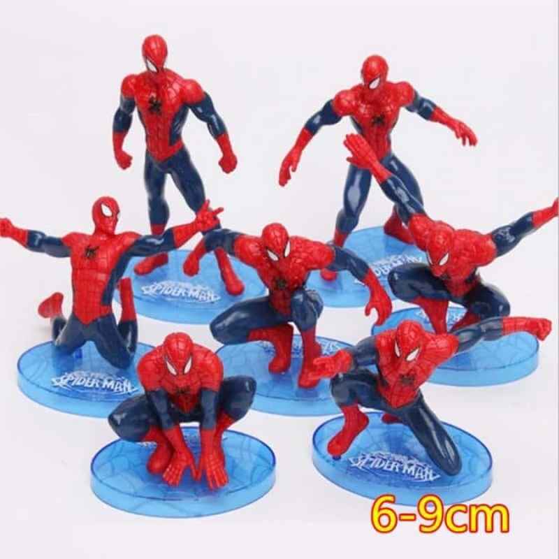 Jual Action Figure Spiderman Spider Man Cake Topper Kue Pvc Super Hero Online Maret 2021 Blibli Pictures of a spiderman cake by tim l., montgomery, tx. action figure spiderman spider man cake topper kue pvc super hero