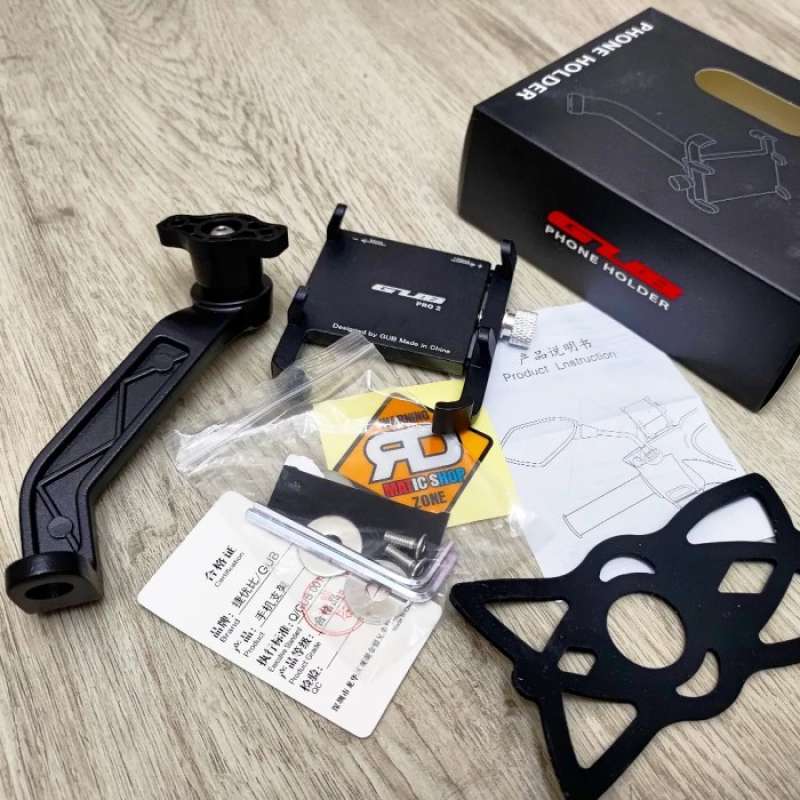 Promo Free Ongkir Holder Hp Handphone Gub Pro 2 Untuk Semua Motor