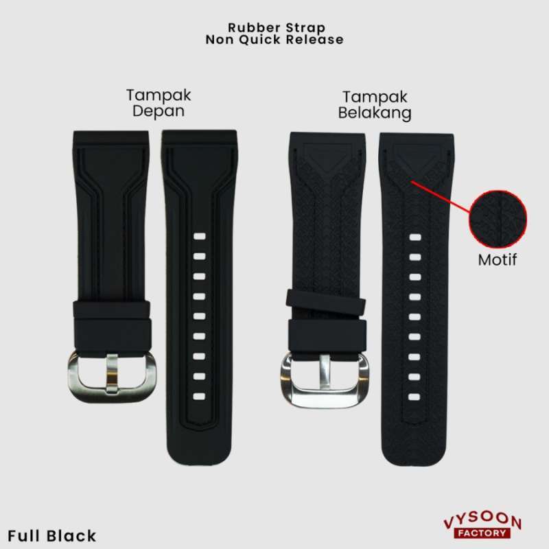 Strap Tali Jam Smartwatch Silikon Rubber Seven Friday AC EXP 28mm