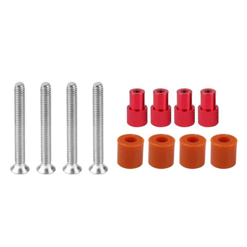 12PCS M4 in lega di Aggiornamento a mano Twist livellamento DADO adatto per Anet A2 STAMPANTE 3D 