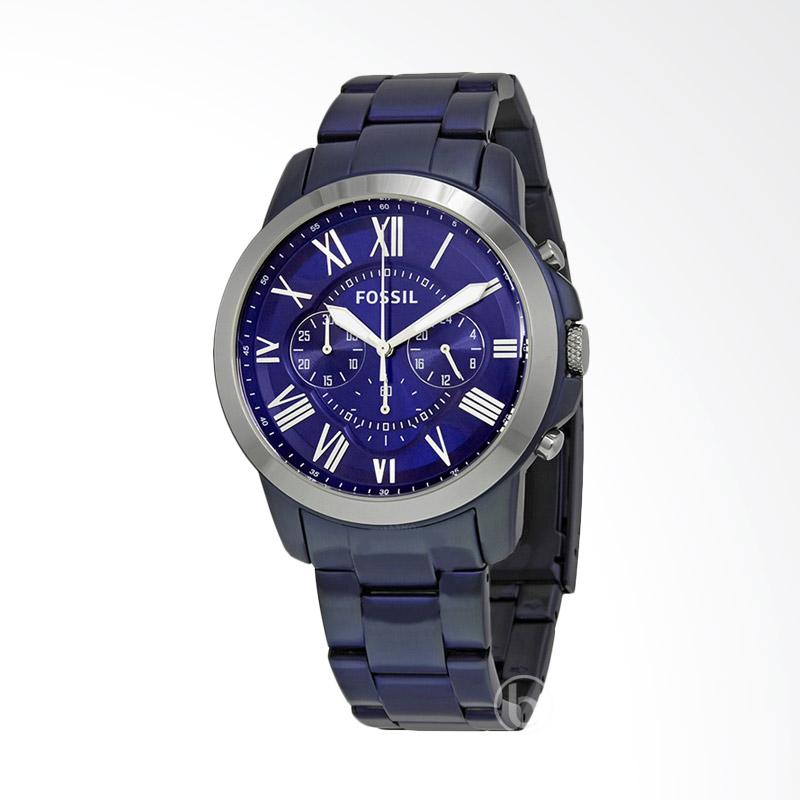 Fossil Grant Chronograph Jam Tangan Pria - Blue FS5230