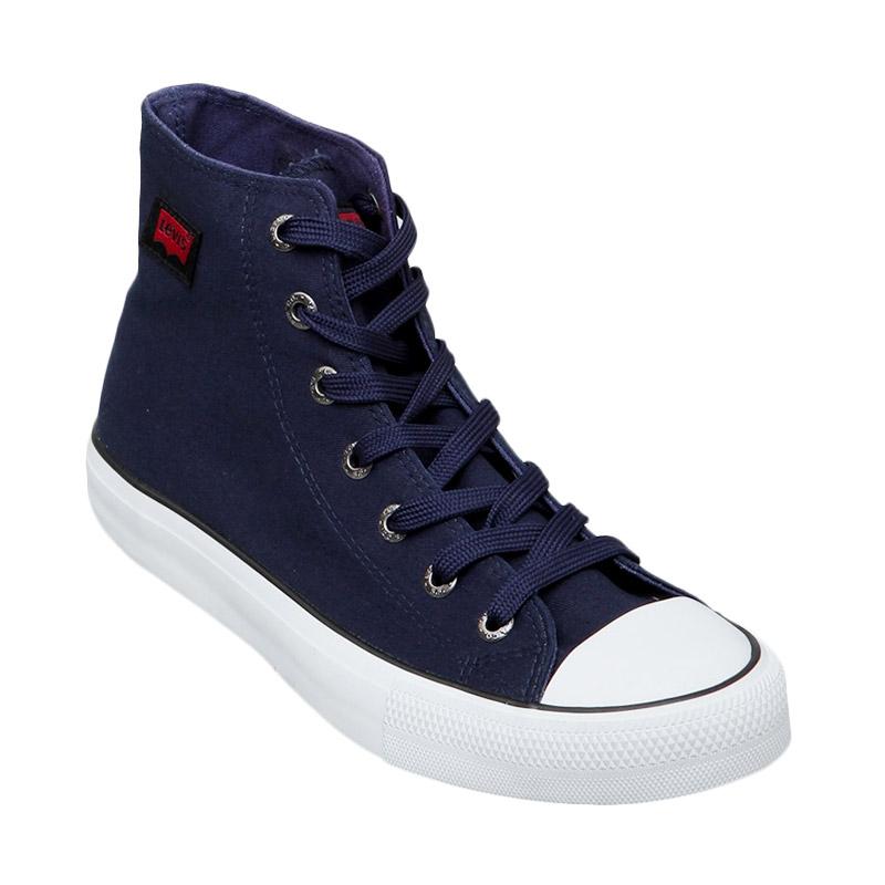 Levi's Sneaker Dunk Pitch Hi Cut Sepatu Pria - Navy