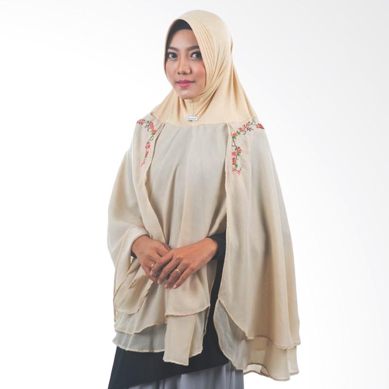 Atteena Hijab Alifa Rafiqah XL Jilbab Instant - Tan
