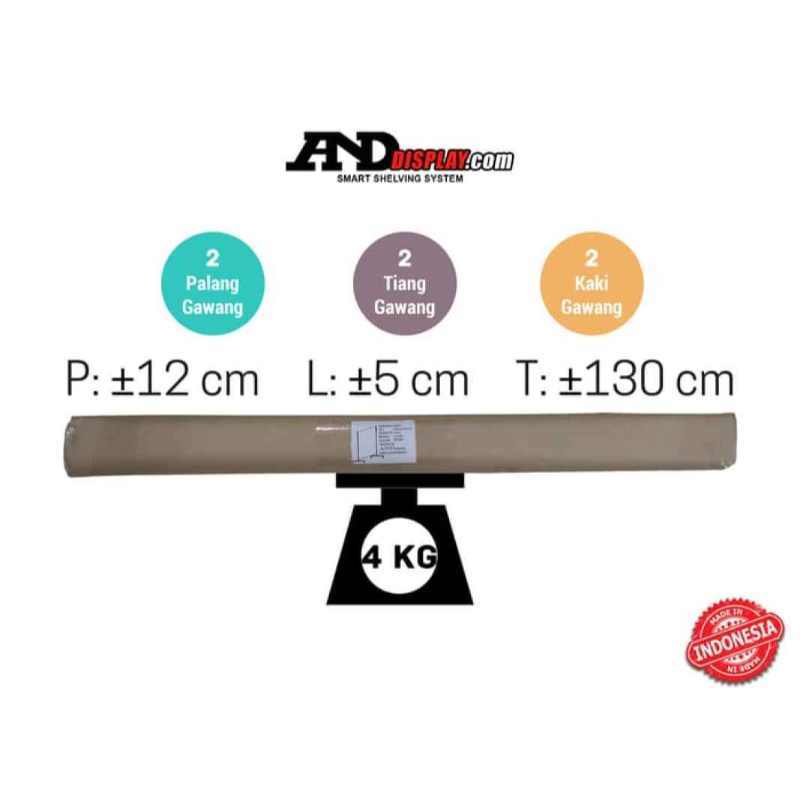 Jual Rak Gawang Baju Ashley T 135 Putih Jemuran Butik Laundry Gantungan Terbaru Juli 2021 Blibli