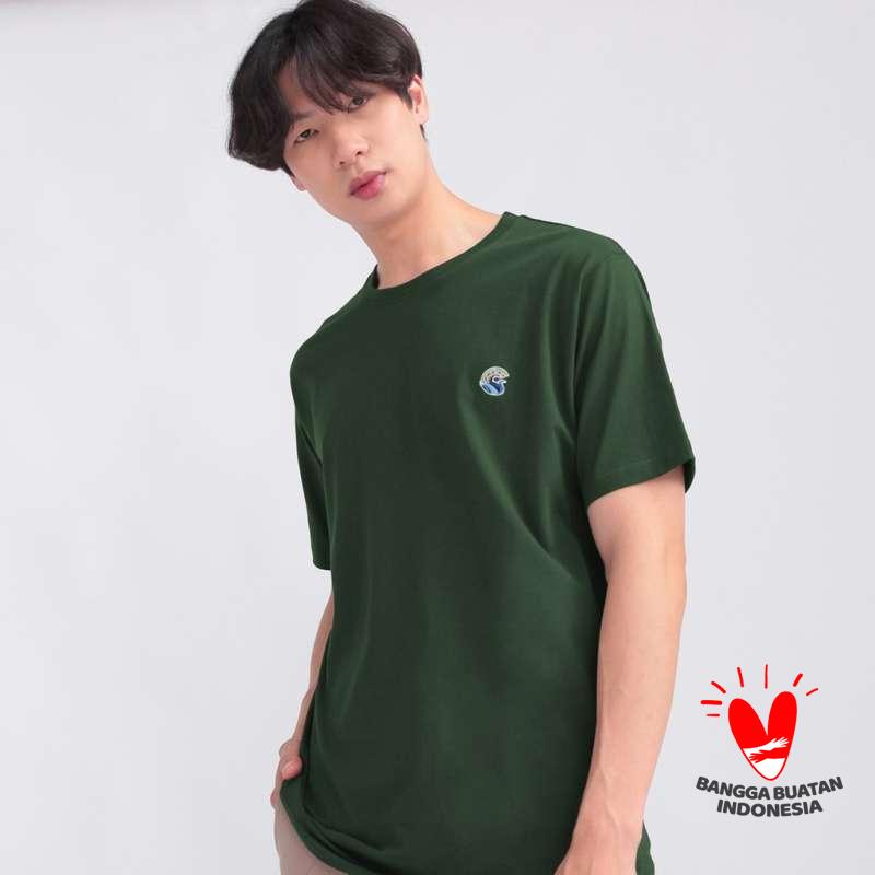 Peacock Green Embroidery T-shirt 