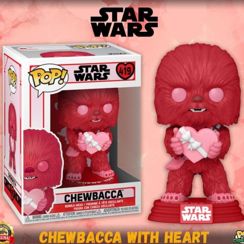 Funko POP! Star Wars - Chewbacca #419 - Valentine's Day