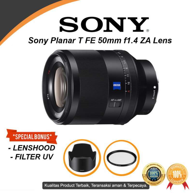 Promo Lensa Sony Planar T* Fe 50mm Za Lens Original Garansi