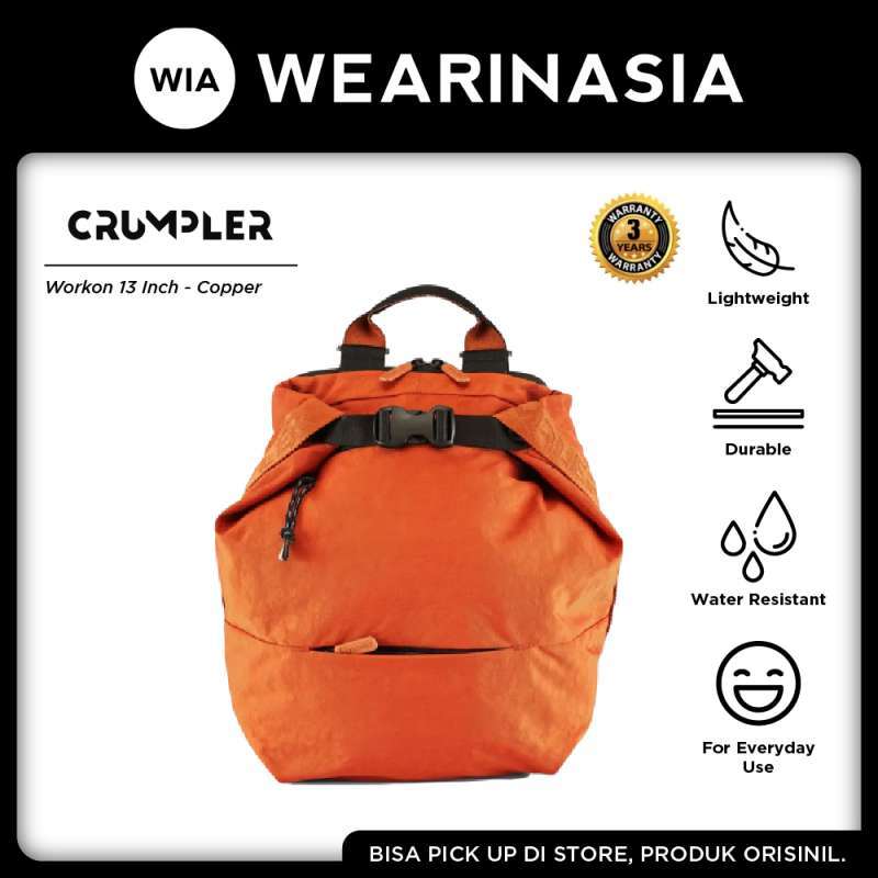 Jual Crumpler WorkOn Backpack 13 Inch CopperTas Ransel Backpack