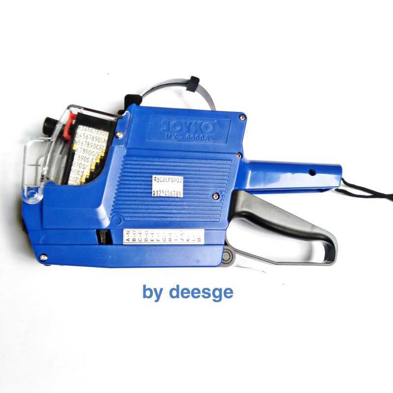 Joyko Hand Label Alat Label Harga Price Gun Tembakan Harga 2 Baris 10 Digit  MX 6600 Abjad