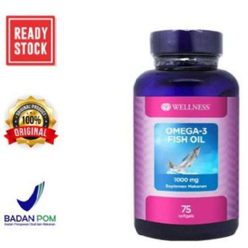 Jual Wellness Natural Omega-3 Fish Oil Caps 75S di Seller Ariduta Farma -  Kab. Badung, Bali | Blibli