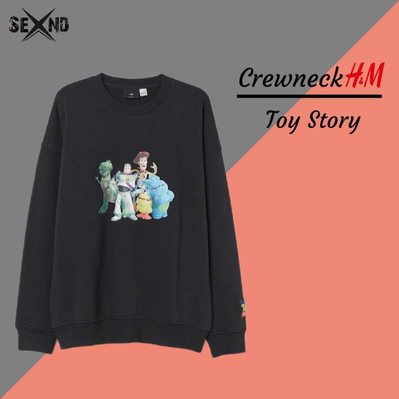 Promo Crewneck H m Toy Story Black L Diskon 19 Di Seller Xsend store Pondok Aren Kota Tangerang Selatan Blibli