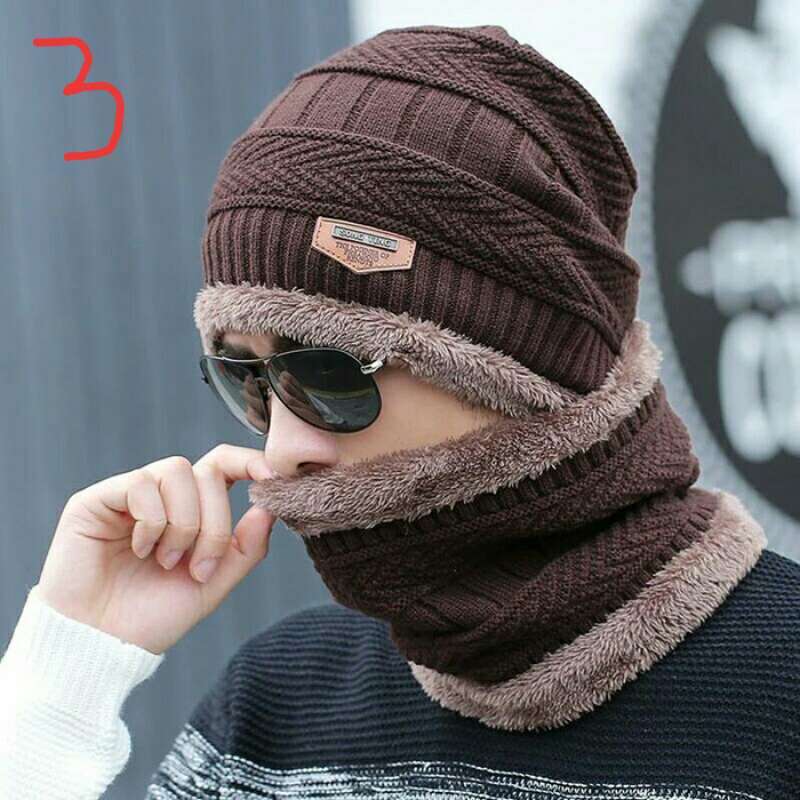 Jual Kupluk \u0026 scarf (hat scarf cap neck 