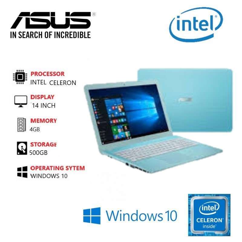 Jual Laptop Asus X441 Intel Celeron RAM 4gb Ssd 256gb Windows 10