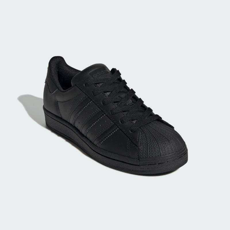 Harga sepatu adidas superstar black white sale