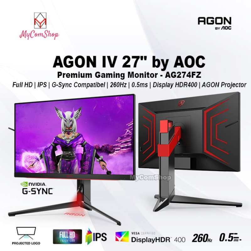Aoc Agon Aoc Monitor 2k 144hz AOC AGON AG274FZ 27