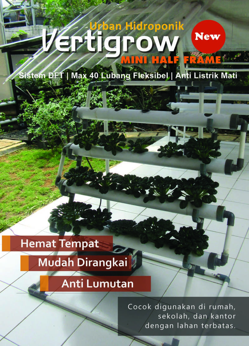 Jual Paket Instalasi Hidroponik Vertigrow Max 40 Lubang Anti Lumut Online September 2020 Blibli Com