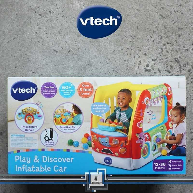 VTech Play Discover Inflatable Car Interactive Mainan Balon Mobil - Main Image