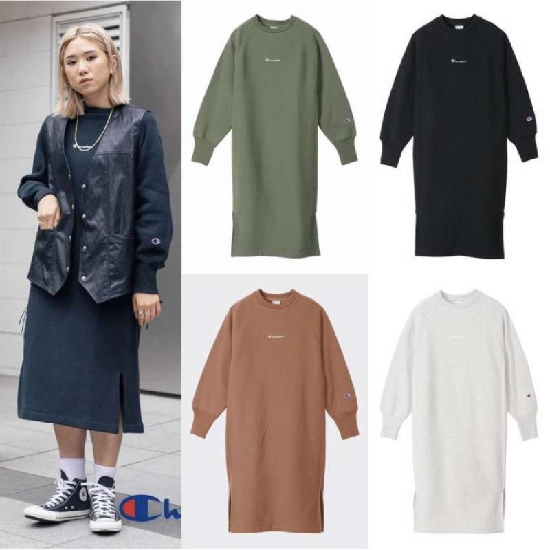 Champion sweater dress outlet womens fashion